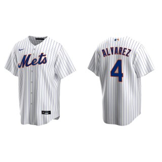 New York Mets Francisco Alvarez White Replica Home Jersey