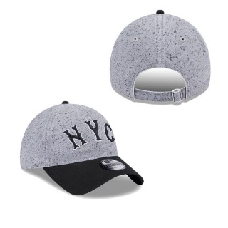 New York Mets Gray Black 2024 City Connect Alternate 9TWENTY Adjustable Hat