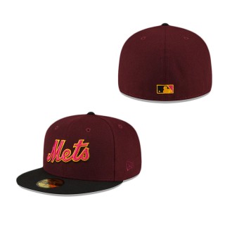 New York Mets Just Caps Drop 7 59FIFTY Fitted Hat