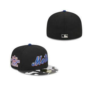 New York Mets Metallic Camo Fitted Hat