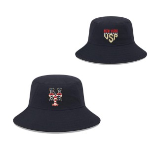 New York Mets Navy 2023 Fourth of July Bucket Hat