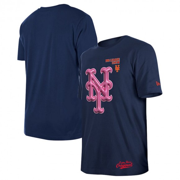 New York Mets Navy Big League Chew T-Shirt