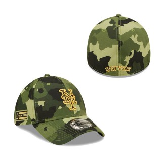 New York Mets New Era Camo 2022 Armed Forces Day 39THIRTY Flex Hat