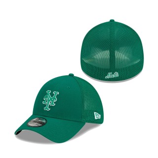 New York Mets St. Patrick's Day 39THIRTY Flex Hat Green