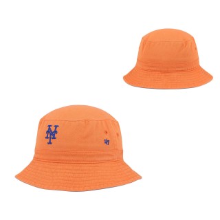 New York Mets Orange Ballpark Bucket Hat