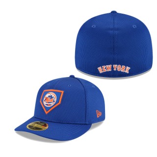 Men's New York Mets Royal 2022 Clubhouse Low Profile 59FIFTY Fitted Hat