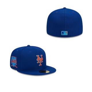 New York Mets Royal 2023 MLB Father's Day On-Field 59FIFTY Fitted Hat