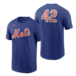 Men's New York Mets Royal Jackie Robinson Day Team 42 T-Shirt