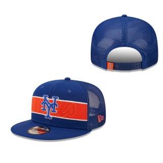 New York Mets Royal Tonal Band Trucker 9FIFTY Snapback Hat
