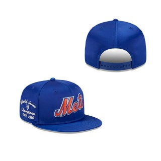 New York Mets Satin Script Snapback Hat