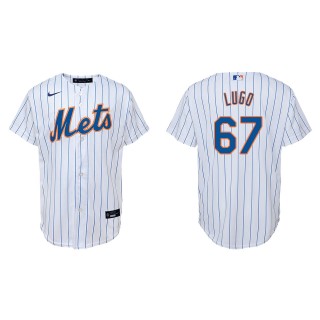 Youth New York Mets Seth Lugo White Replica Home Jersey