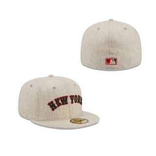 New York Mets Wool Plaid 59FIFTY Fitted Hat