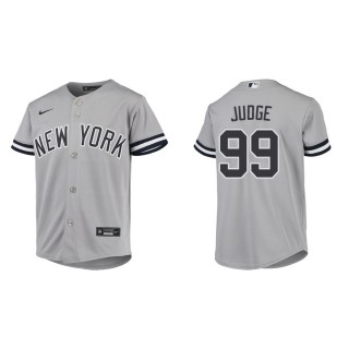 Youth Yankees Aaron Judge Gray Jersey