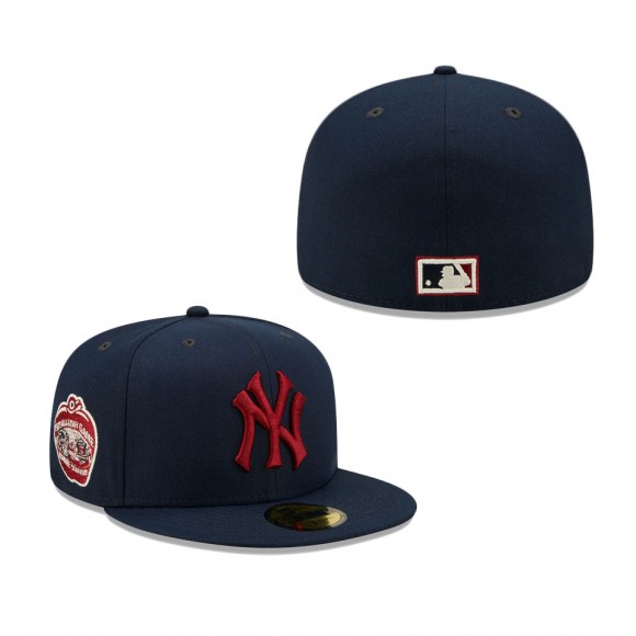 New York Yankees Cooperstown Collection 1977 All-Stars Game Patch 59FIFTY Fitted Hat Navy