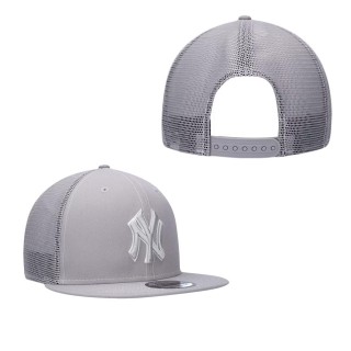 New York Yankees Gray 2023 On-Field Batting Practice 9FIFTY Snapback Hat