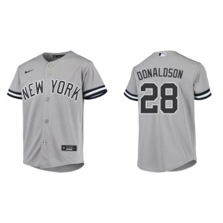 Youth Yankees Josh Donaldson Gray Jersey