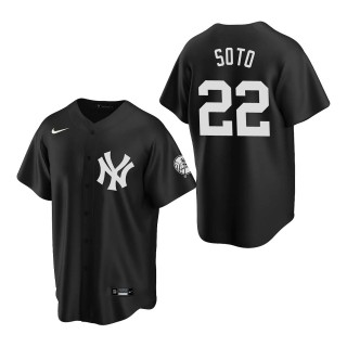 New York Yankees Juan Soto Black Replica Fashion Jersey