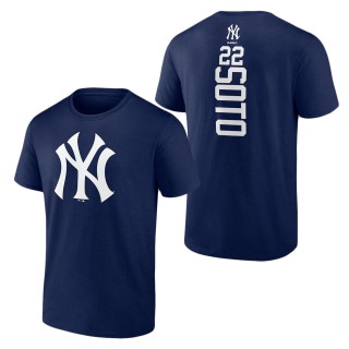 New York Yankees Juan Soto Navy Playmaker T-Shirt