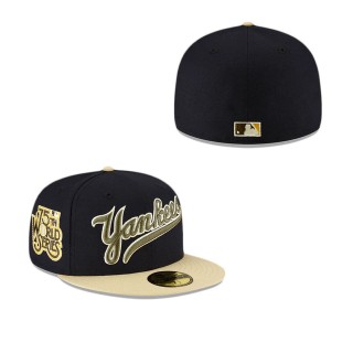 New York Yankees Just Caps Ivory Visor Fitted Hat