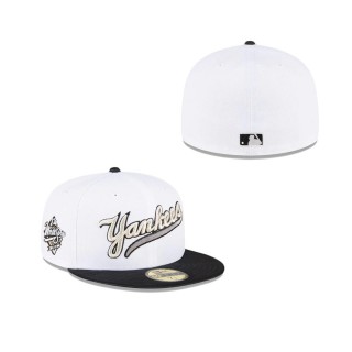 New York Yankees Just Caps Optic White Fitted Hat