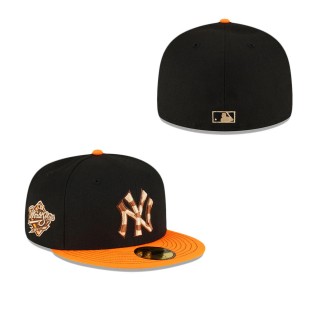 New York Yankees Just Caps Orange Visor 59FIFTY Fitted Hat