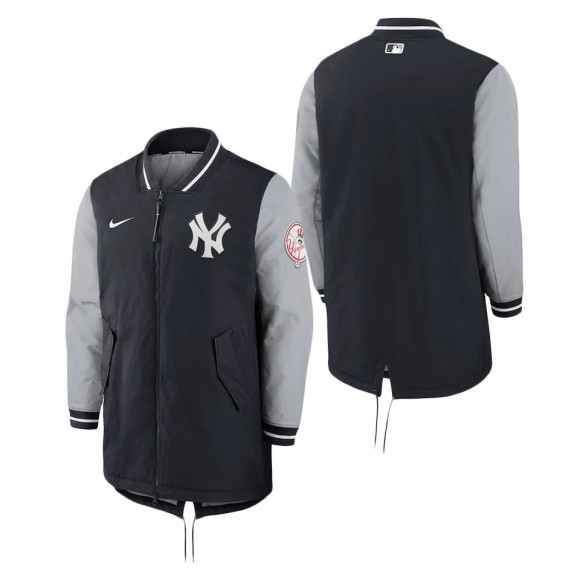New York Yankees Navy Dugout Performance Full-Zip Jacket