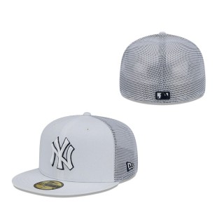New York Yankees 2022 Batting Practice 59FIFTY Fitted Hat White