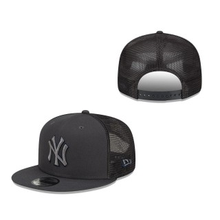 New York Yankees 2022 Batting Practice 9FIFTY Snapback Adjustable Hat Graphite
