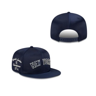 New York Yankees Satin Script Snapback Hat