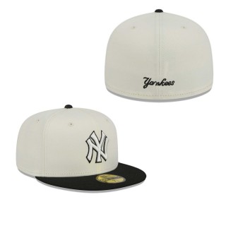 New York Yankees Stone Black Chrome 59FIFTY Fitted Hat