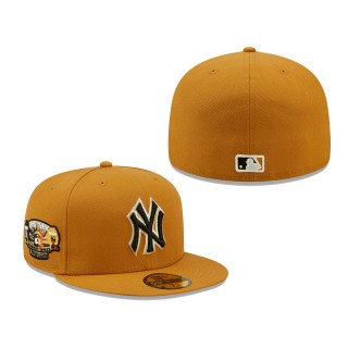 New York Yankees New Era Subway Series Logo Chrome Undervisor 59FIFTY Fitted Hat Tan