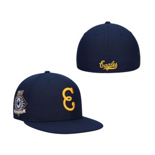 NLB Newark Eagles Rings & Crwns Navy Team Fitted Hat
