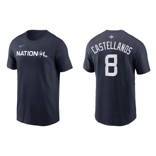 Nick Castellanos National League Navy 2023 MLB All-Star Game T-Shirt