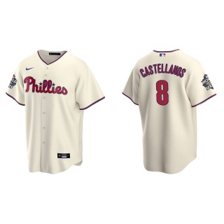 Nick Castellanos Philadelphia Phillies Cream 2022 World Series Alternate Replica Jersey