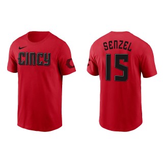 Nick Senzel Cincinnati Reds Red 2023 City Connect T-Shirt