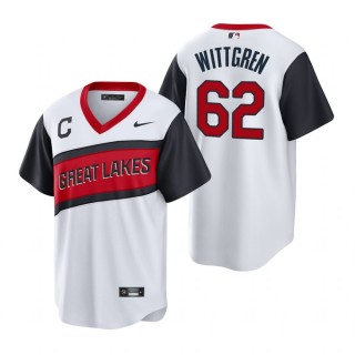 Nick Wittgren Indians Nike White 2021 Little League Classic Home Replica Jersey