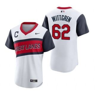 Indians Nick Wittgren Nike White 2021 Little League Classic Jersey