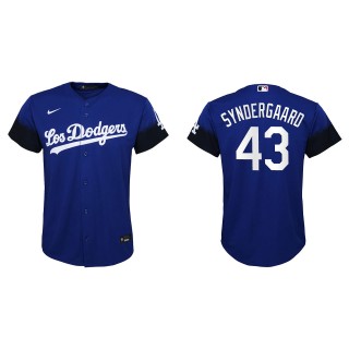Noah Syndergaard Youth Los Angeles Dodgers Nike Royal City Connect Jersey