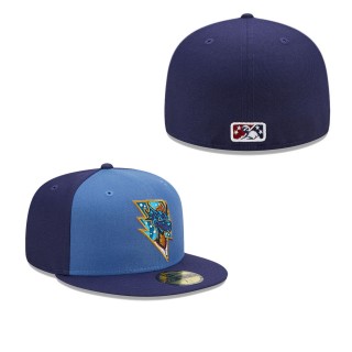 Northwest Arkansas Naturals Blue Navy Marvel x Minor League 59FIFTY Fitted Hat