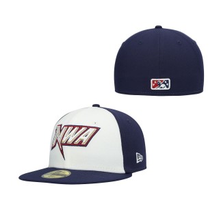 Northwest Arkansas Naturals White Authentic Collection Team Alternate 59FIFTY Fitted Hat