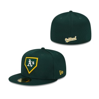 Oakland Athletics 2022 Clubhouse 59FIFTY Fitted Hat Green