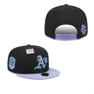 Oakland Athletics Black Purple Grape Big League Chew Flavor Pack 9FIFTY Snapback Hat