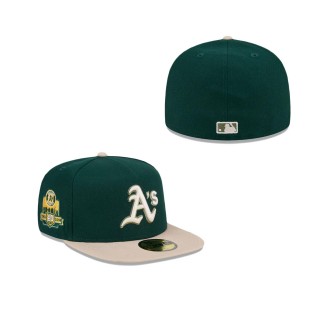 Oakland Athletics Canvas A-Frame Fitted Hat