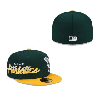 Oakland Athletics Double Logo Fitted