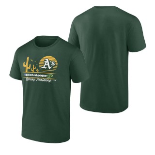 Oakland Athletics Green 2022 MLB Spring Training Cactus League Horizon Line T-Shirt