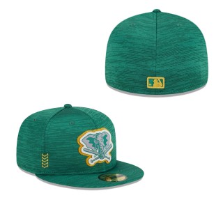 Oakland Athletics Green 2024 Clubhouse 59FIFTY Fitted Hat