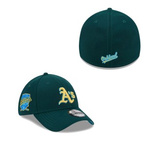 Oakland Athletics Green 2023 MLB Father's Day 39THIRTY Flex Hat