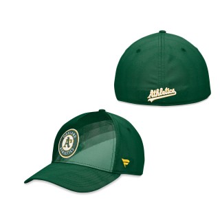 Oakland Athletics Green Iconic Gradient Flex Hat