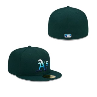 Oakland Athletics Metallic Gradient Fitted Hat