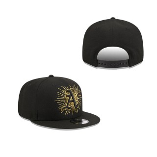 Oakland Athletics Metallic Logo Snapback Hat
